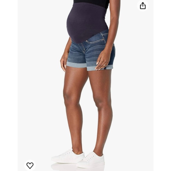 Signature Levi Strauss Gold Maternity Shorts Size Medium - Picture 1 of 6